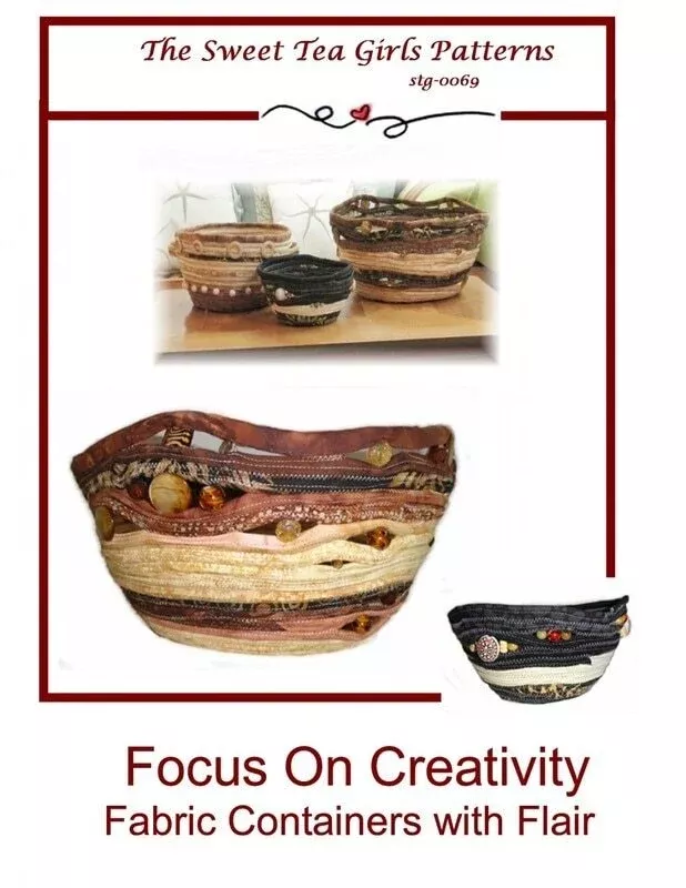 Focus on Creativity Fabric Container Pattern