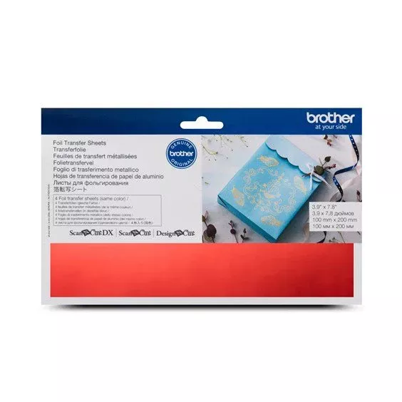 Foil Transfer Sheets, Red - CAFTSRED1