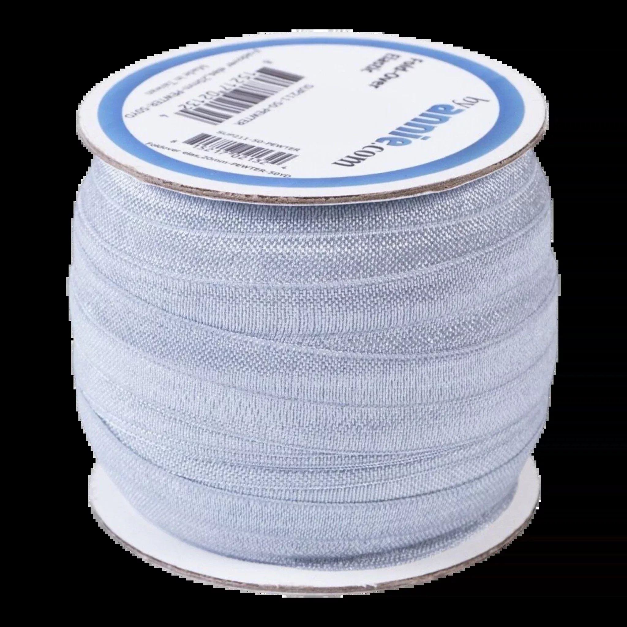 Fold Over Elastic - 19 mm Pewter