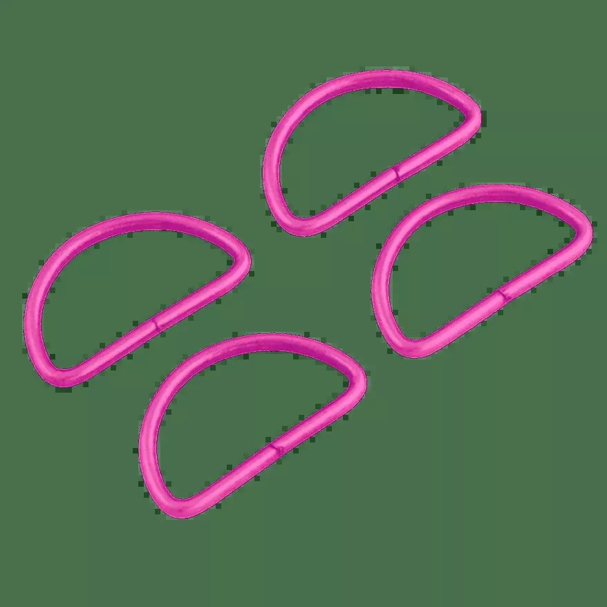 Four D-Rings 25 mm - Tula Pink Hardware