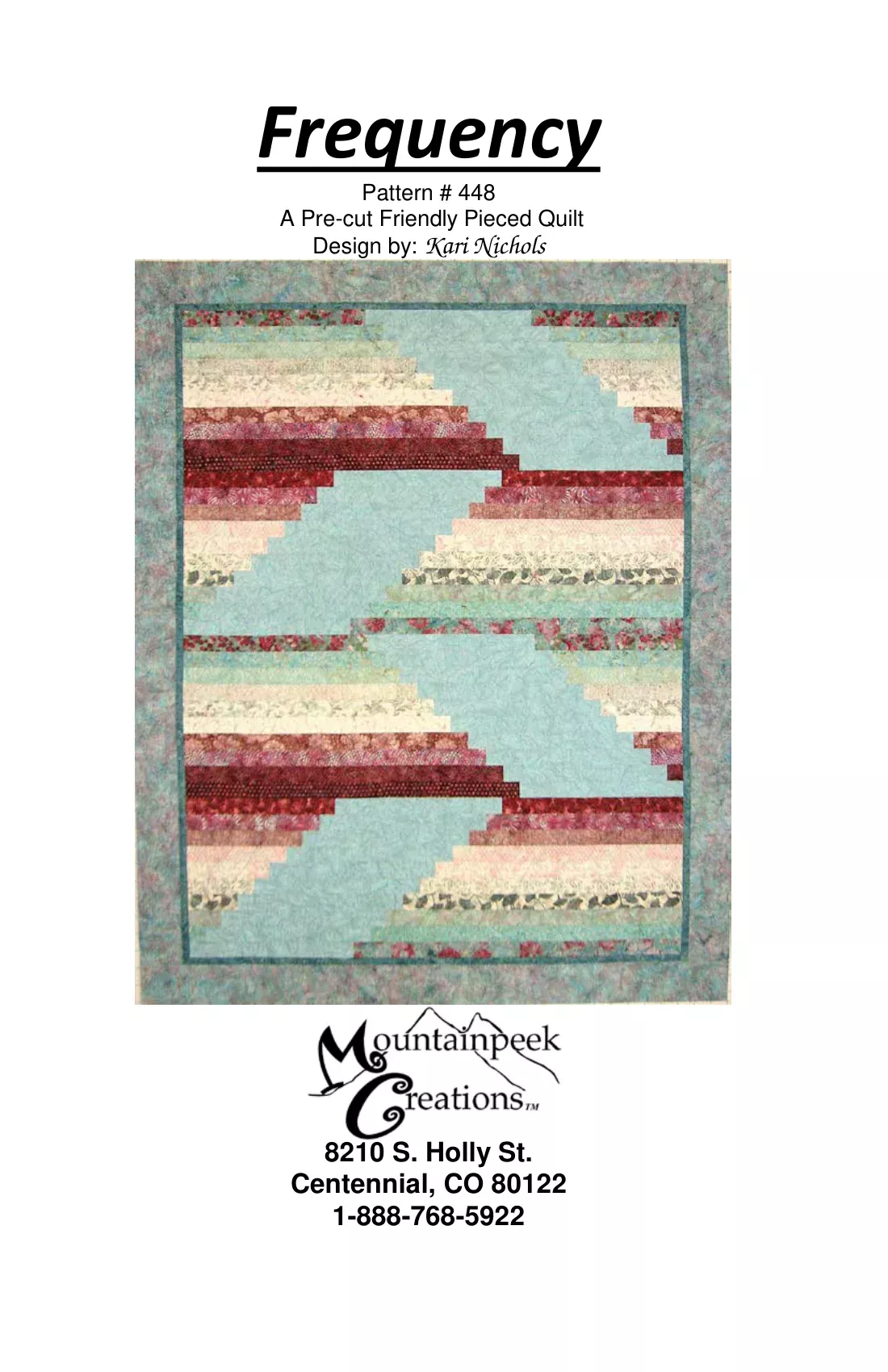 Frequency - Quilt Pattern #448 by Mountainpeek Creations™ MPC