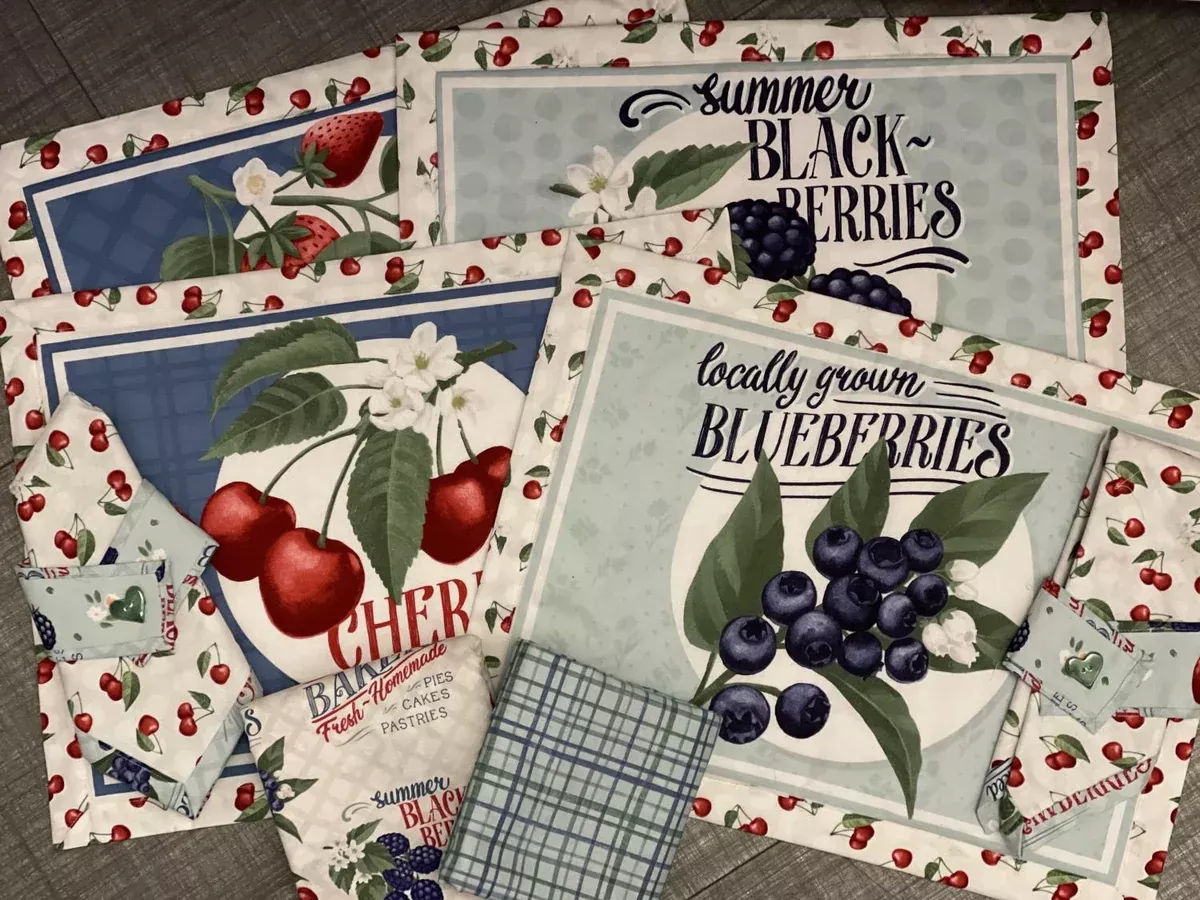 Fresh & Sweet Plaid Placemat Kits