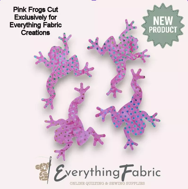 Frog Pk 4 - Pink Spotted