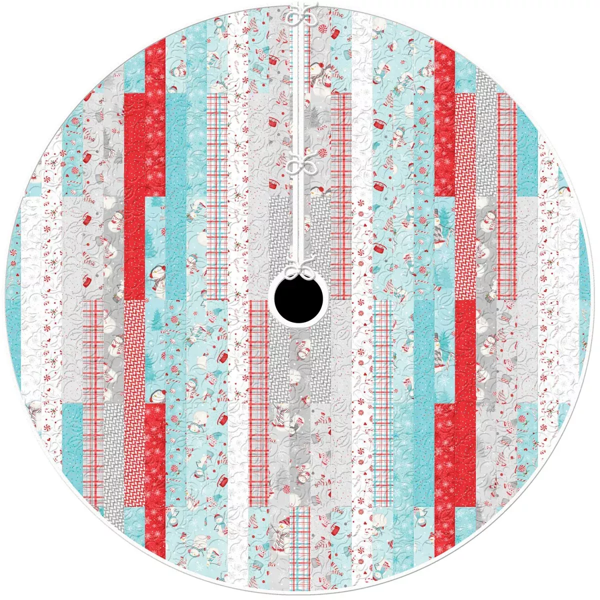 Frosty Merry Mints Tree Skirt Kit