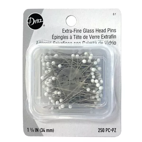 Glass Head Pins1-3/8 #D61