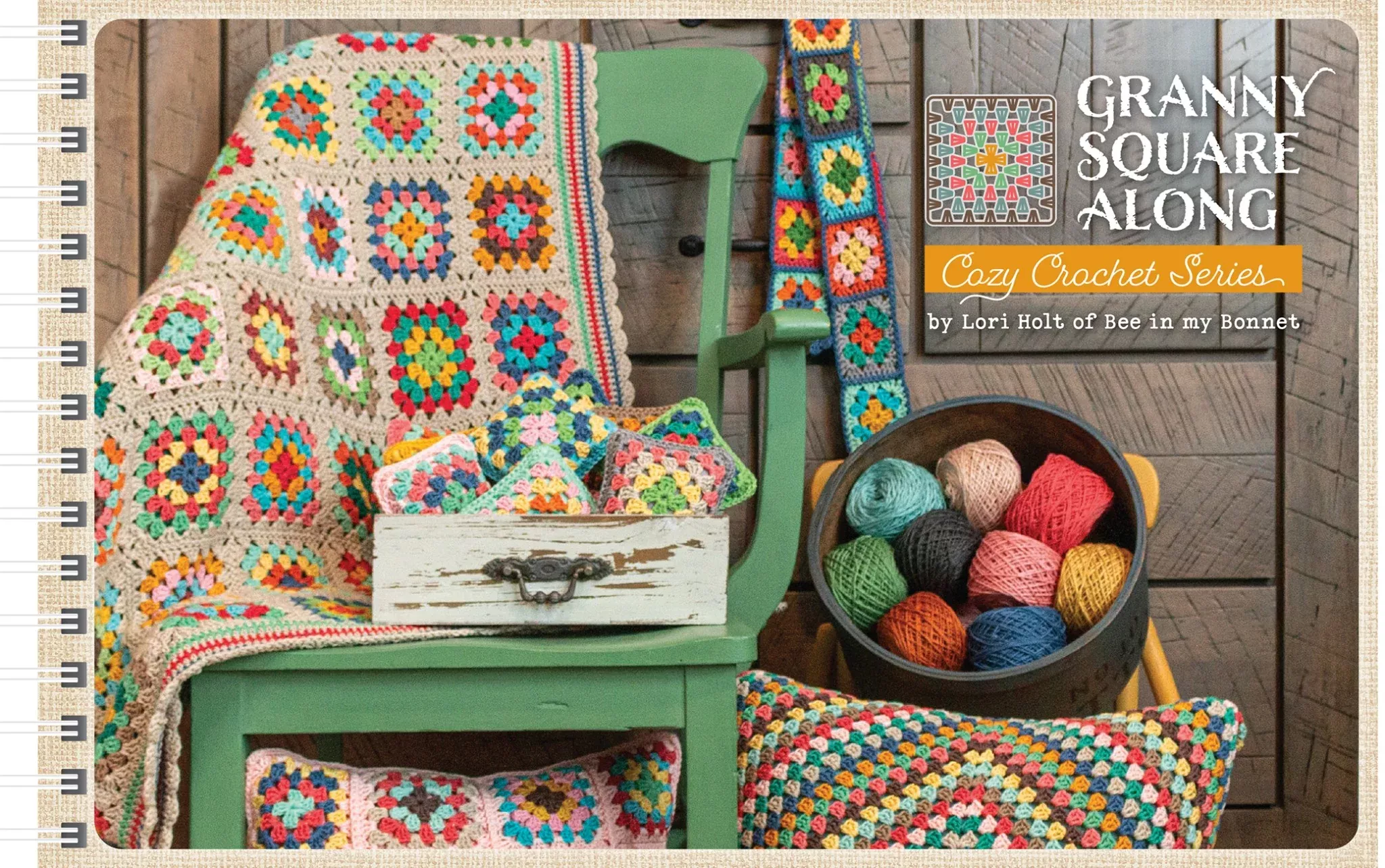 Granny Square Along Crochet Pattern Book by Lori Holt for It's Sew Emma