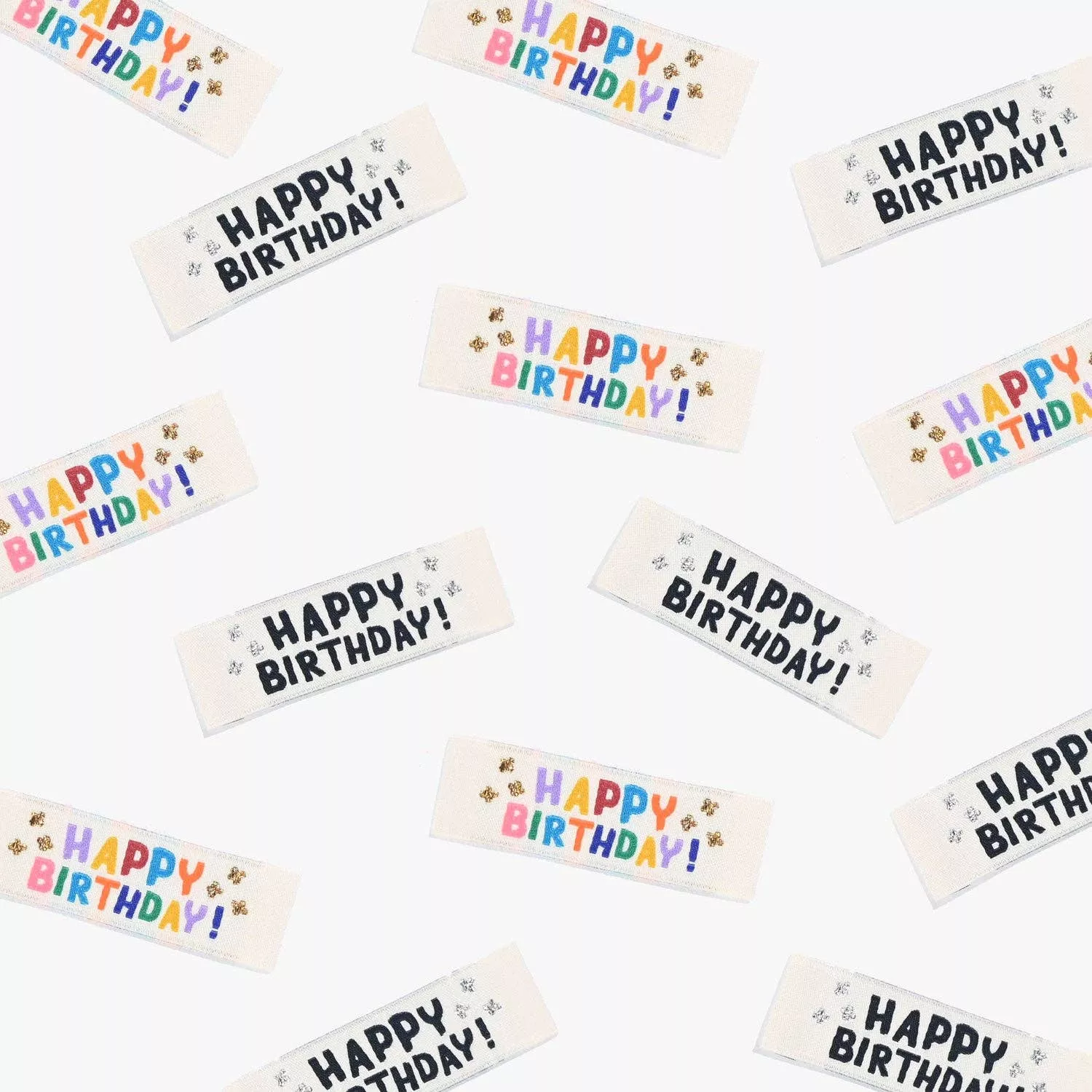 Happy Birthday! Sew-In Labels
