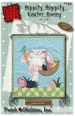 Hippity Hoppity Easter Bunny Wall Hanging Pattern