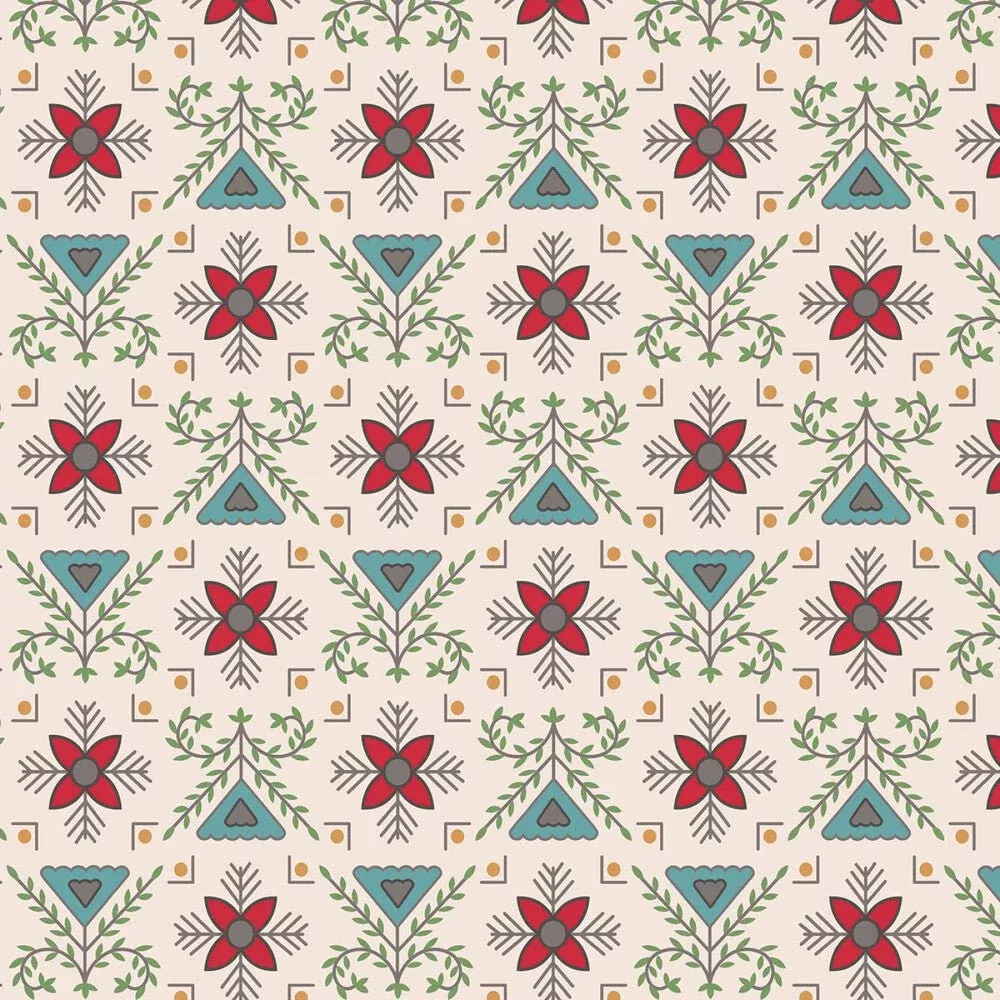 Home Town Holiday - Stitchery Schoolhouse 108inWideback