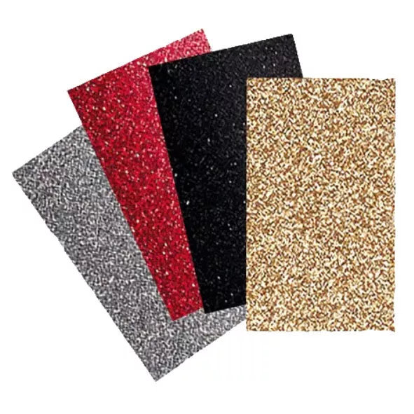Iron-On Transfer Glitter Sheets, Basic Colors - CATG01
