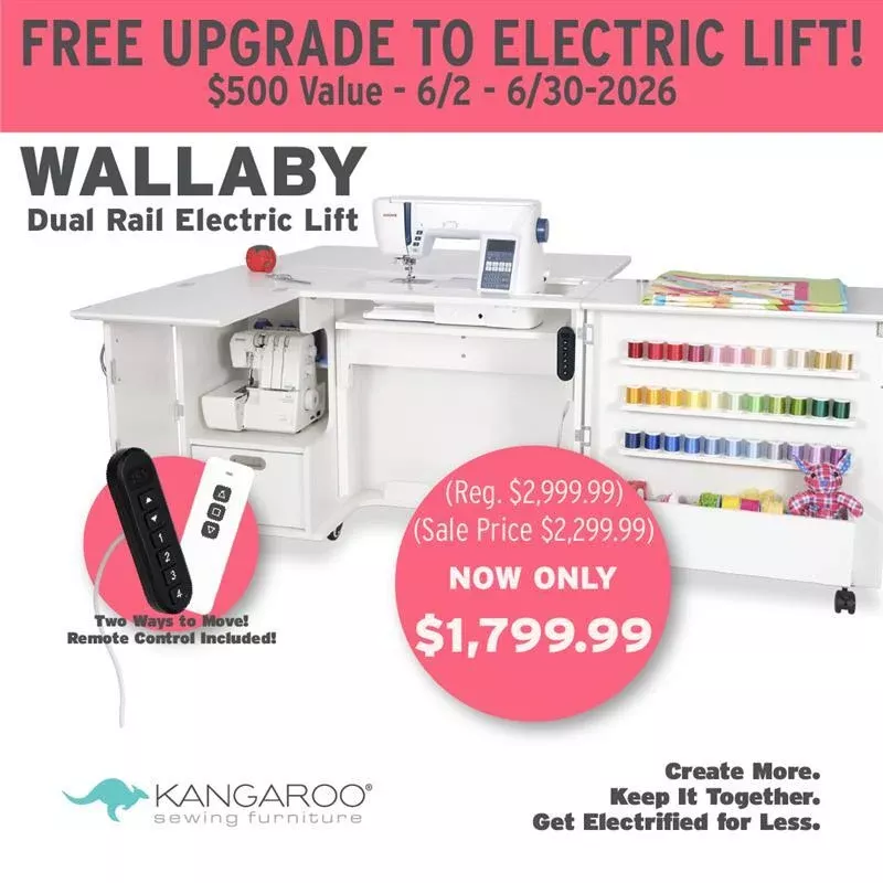 Kangaroo Wallaby Sewing Cabinet