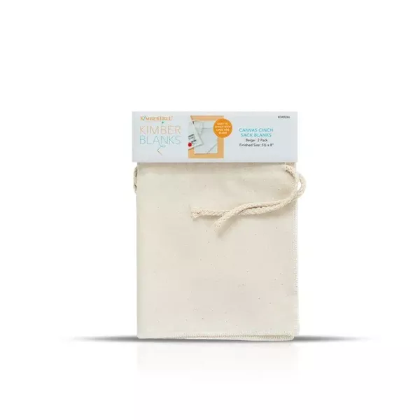 Kimberbell Canvas Cinch Sack Blanks