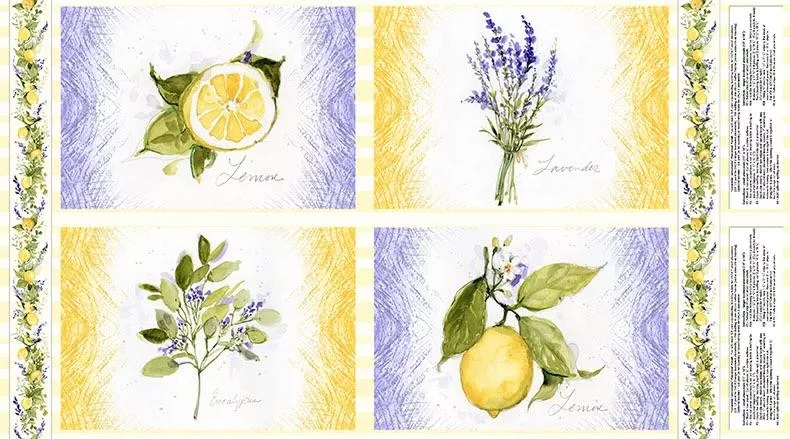 Lav Lemonade: Placemat Panel
