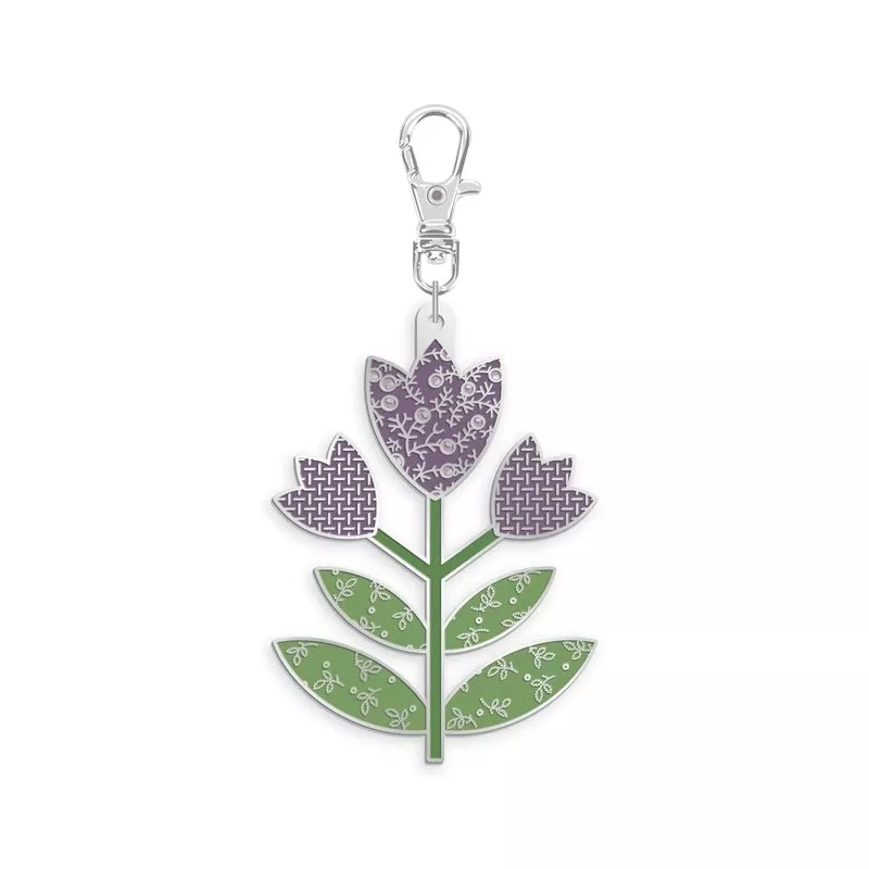 Lori Holt Enamel Happy Charm Tulip