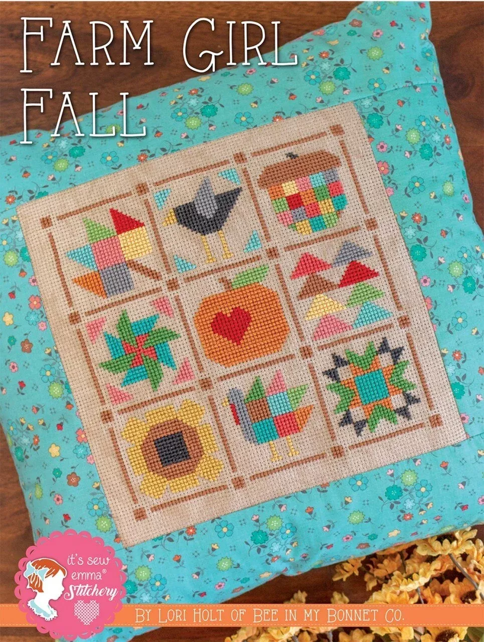Lori Holt - Farm Girl Fall Cross Stitch Pattern ONLY