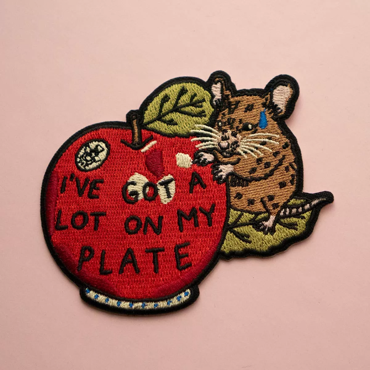 A Lot On My Plate Peel & Stick Patch