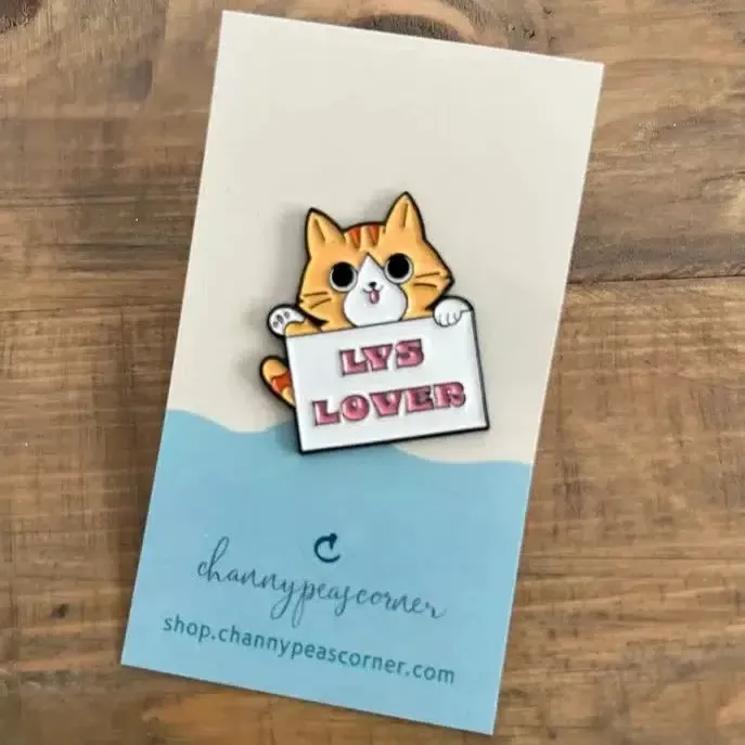 LYS Lover - Tabitha Cat Enamel Pin