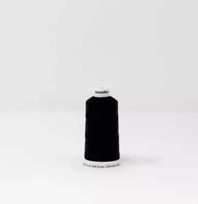 Madeira - Classic - Rayon Embroidery/Sewing Thread - 1100 Yards - Color 1006 Spool (Diamond Black)