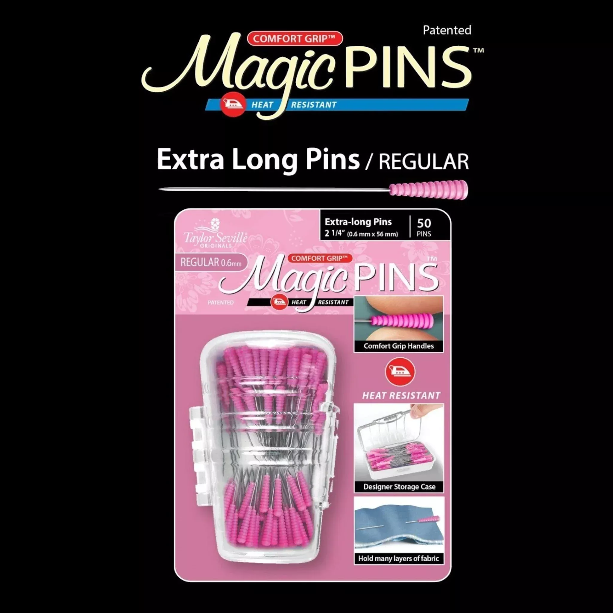 Magic Pins Extra Long Regular 50pc