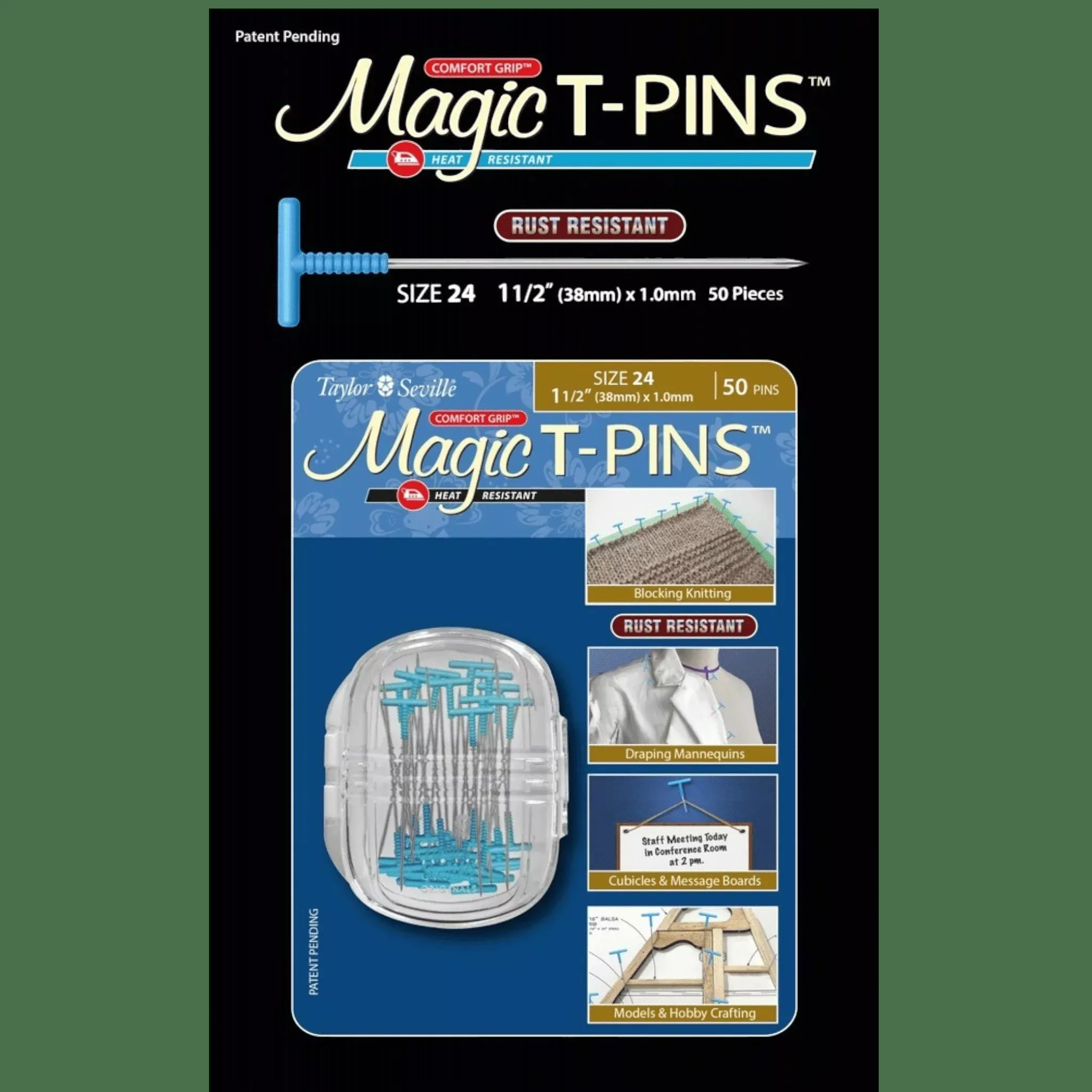 Magic T-Pins Size 24 50pc