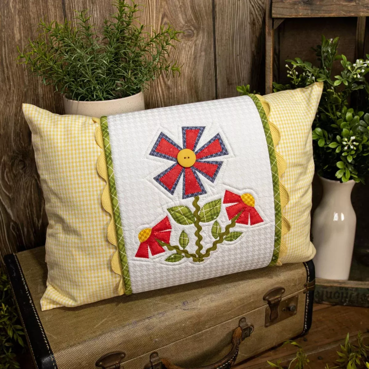May Flowers Pillow Wrap & Cover Kit