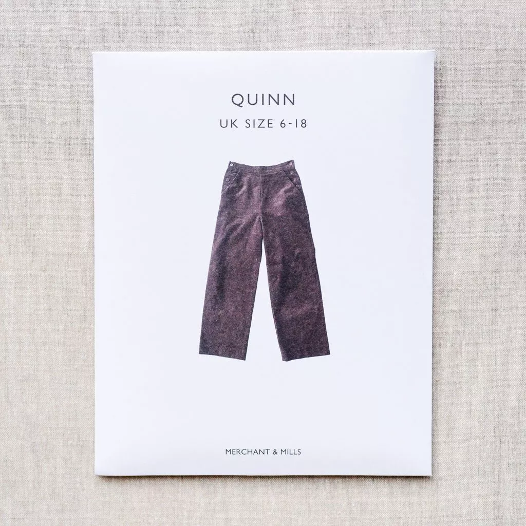 Merchant & Mills : The Quinn Trouser Pattern