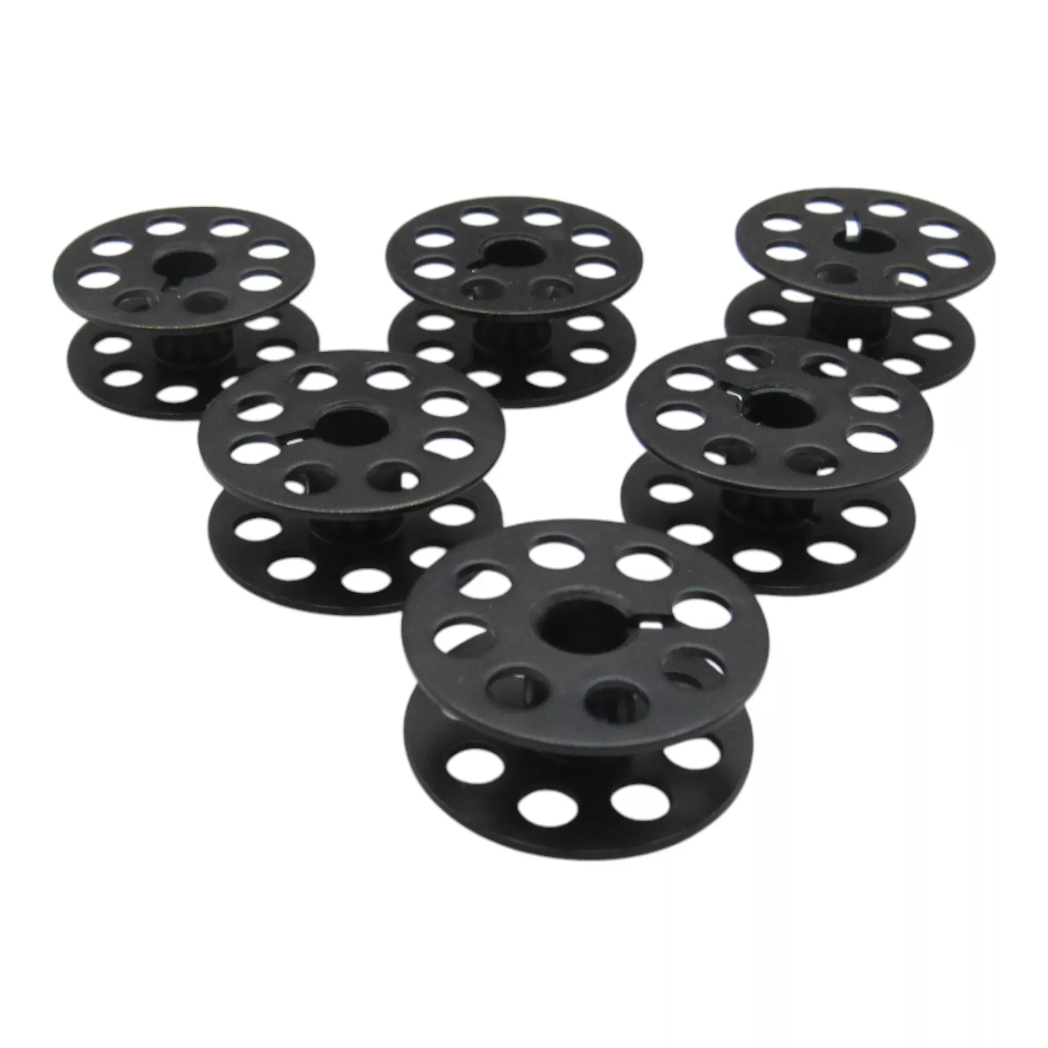 Metal M-Style Bobbins 6-Pack - Part 18034 - Industrial & Long Arm Quilting Machines