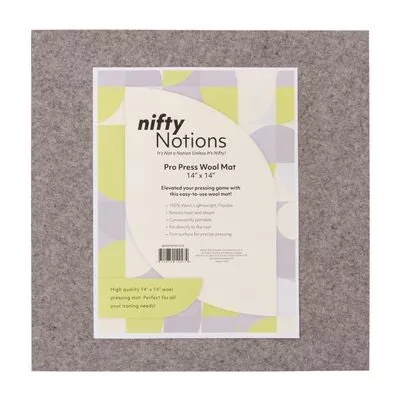 NIFTY NOTIONS: The Nifty Pro Press Pal Wool Mat- 14"x14"