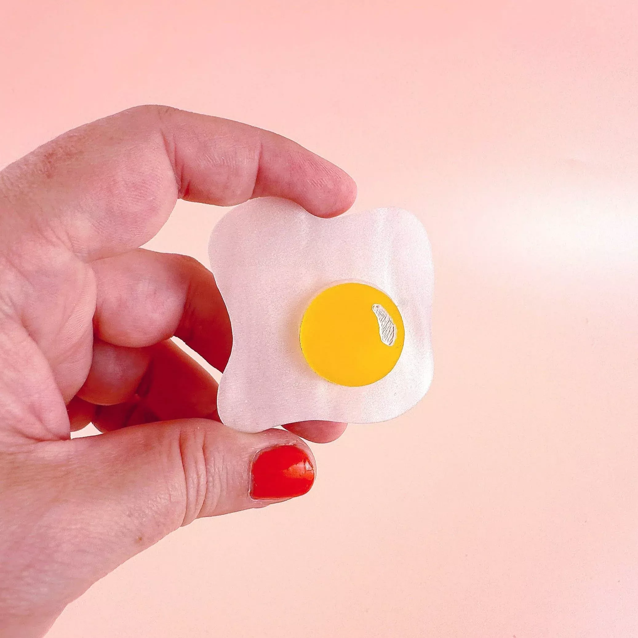 Over Easy Egg Pop-Up Quilting Ruler Handle
