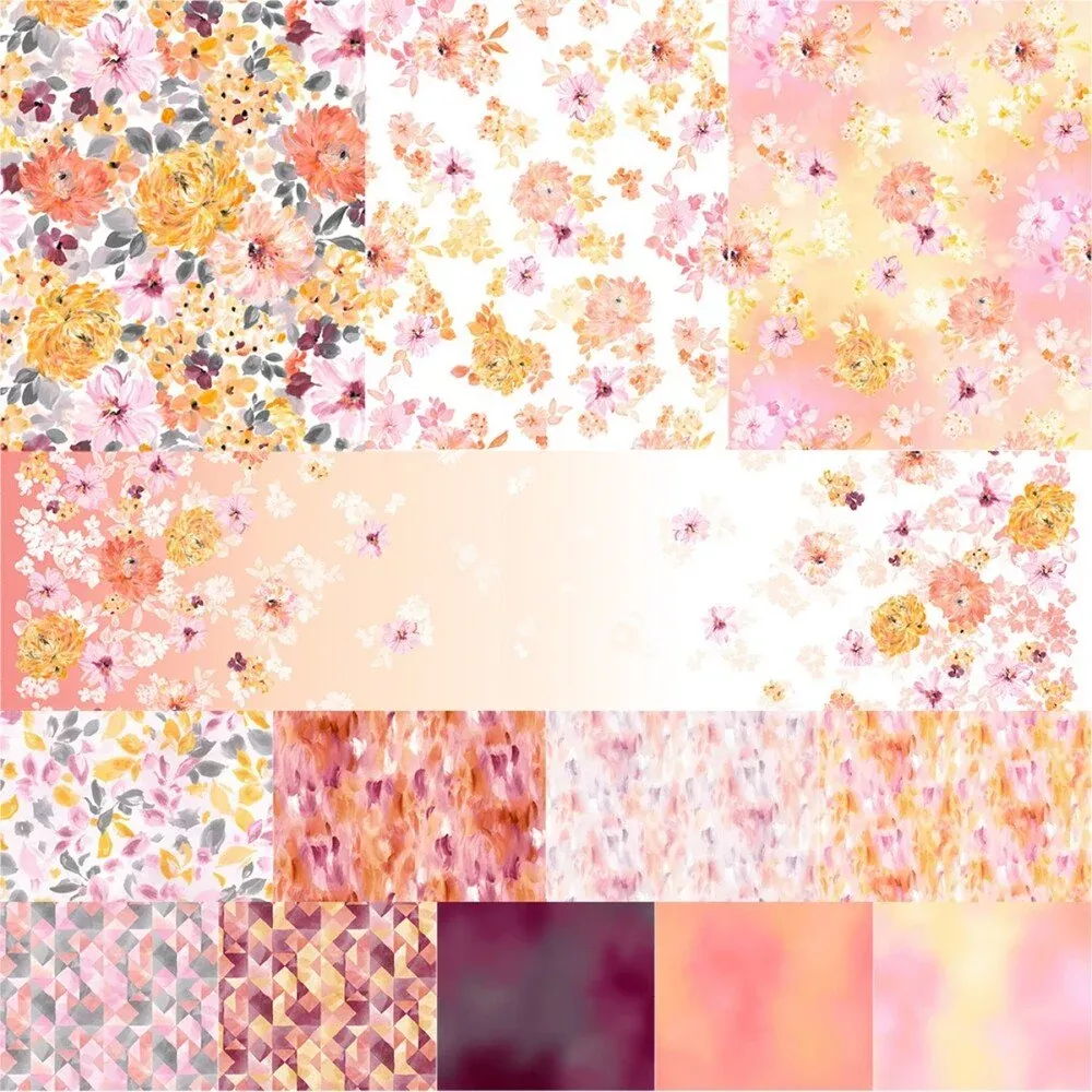 Painted Petals - 5 in Charm Pack - 42 pc