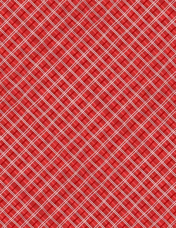 Paws at Play - Plaid Red