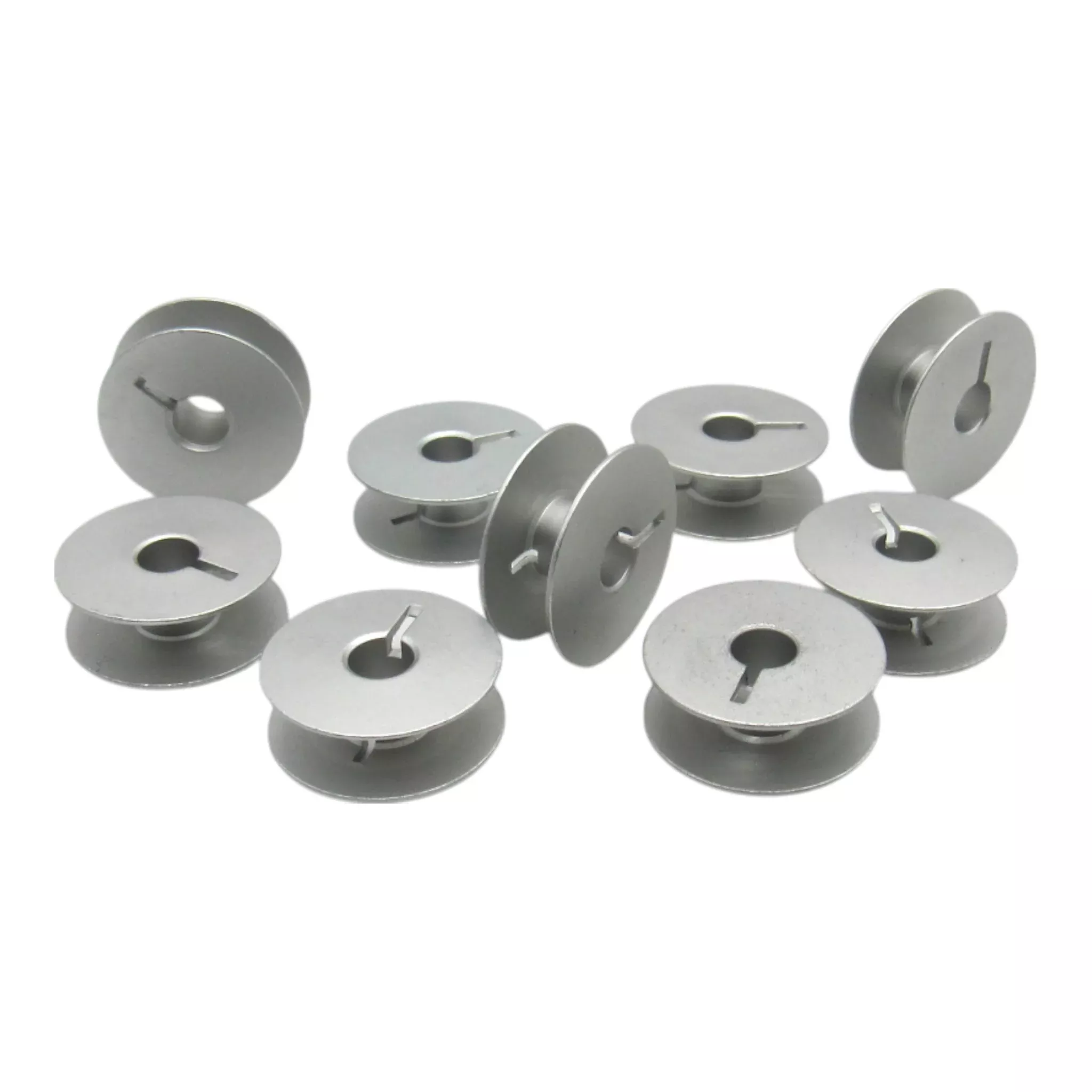 Pfaff Aluminum Bobbins (10-Pack) - Part 9033A - Premium Upgrade - Lightweight & Rust-Free