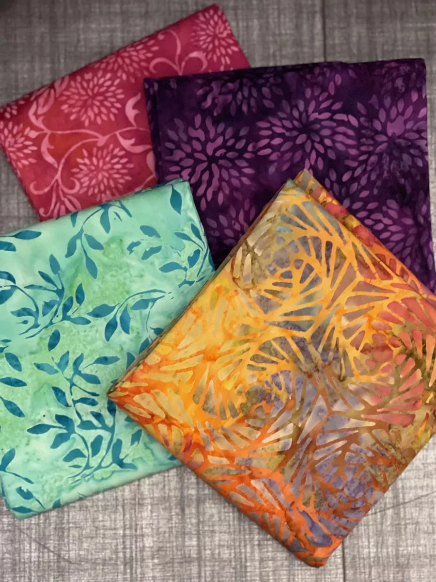 Purple Batik 3yard Quilt Kit