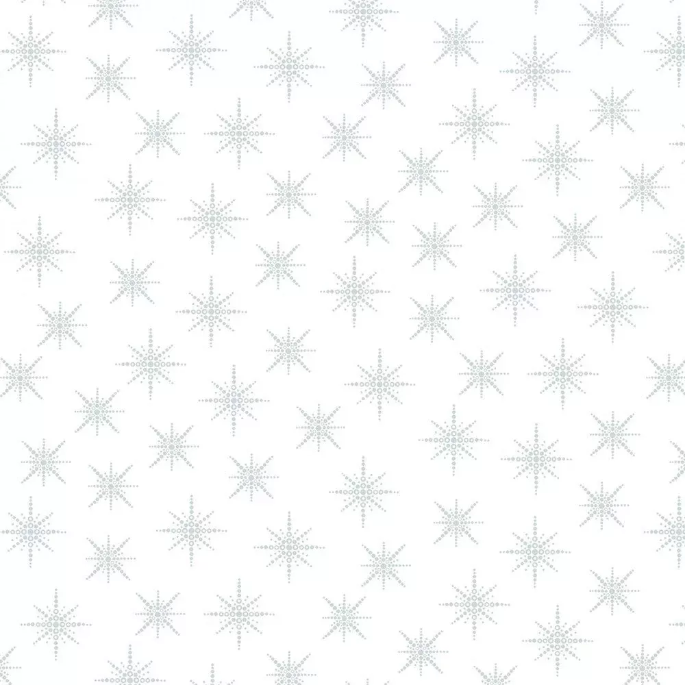 Quilters Flour V - White on White Dotted Stars