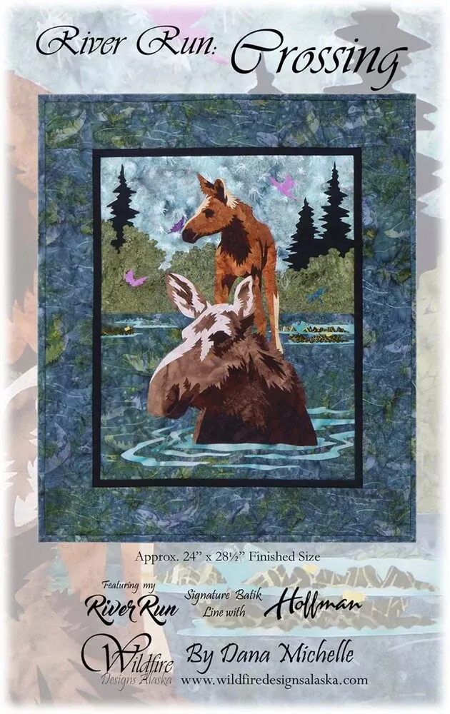 River Run - Applique Crossing Wall Hanging Pattern