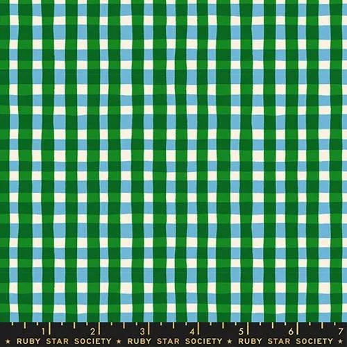 Ruby Star Society EGG AND FRIENDS: Tablecloth-Verdant (1/4 Yard)