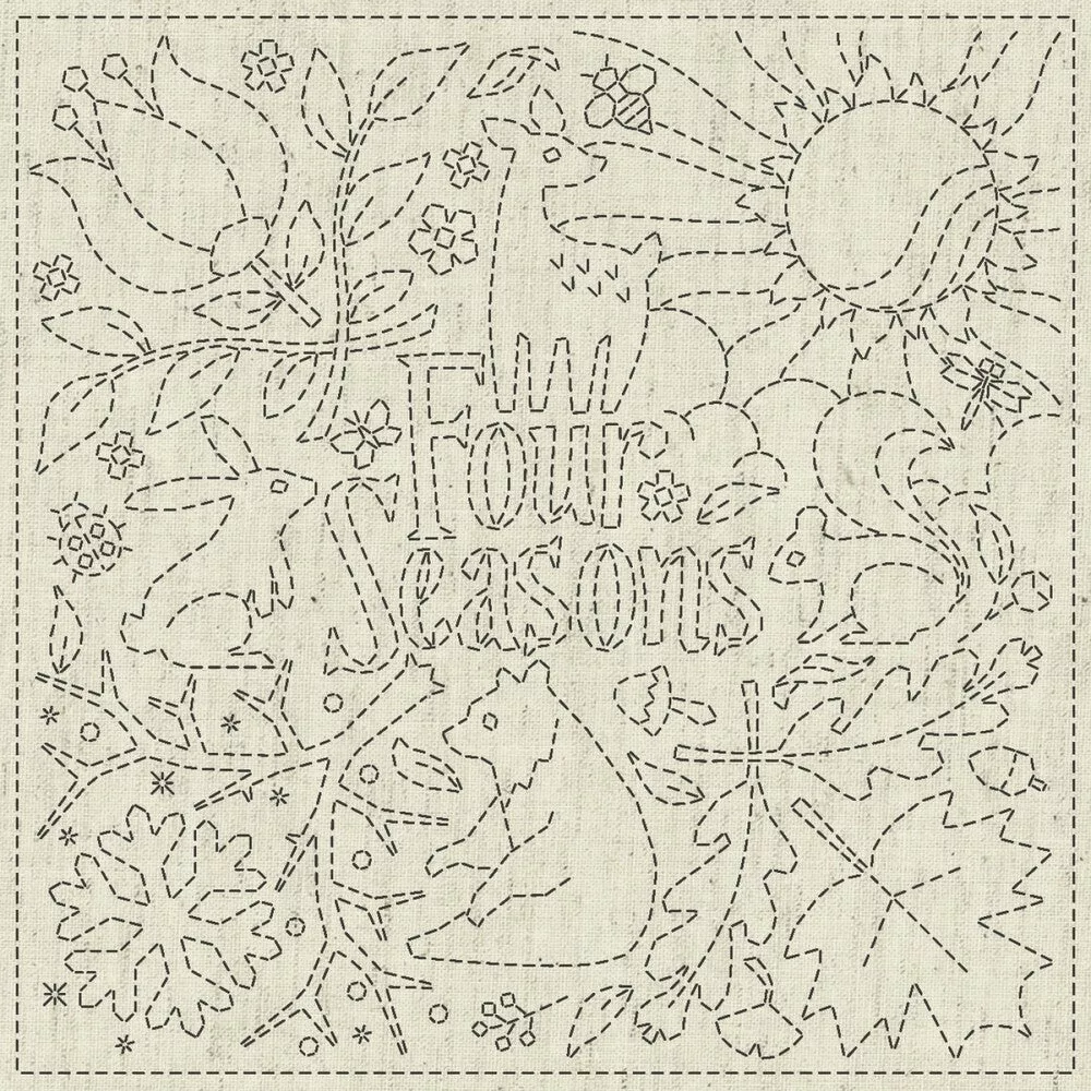 Sashiko Cloth - Four Seasons