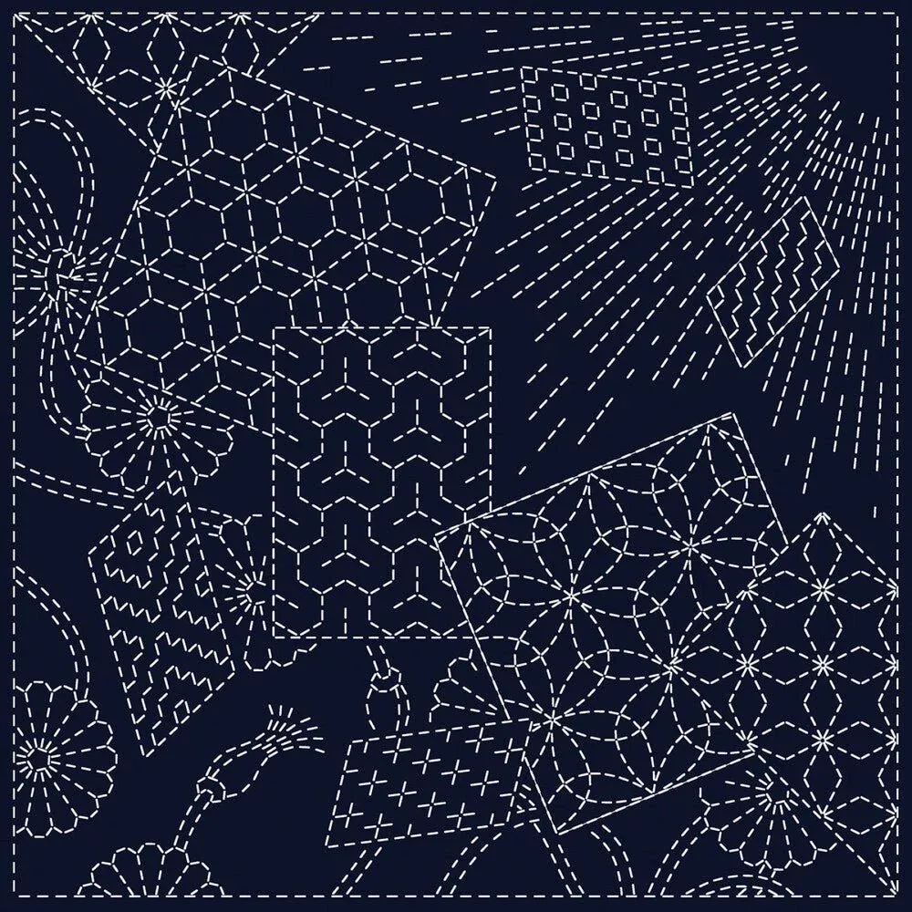 Sashiko Cloth - Kaleidoscope
