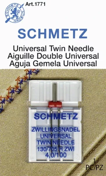 Schmetz Universal Twin Needle 4.0 SZ 100