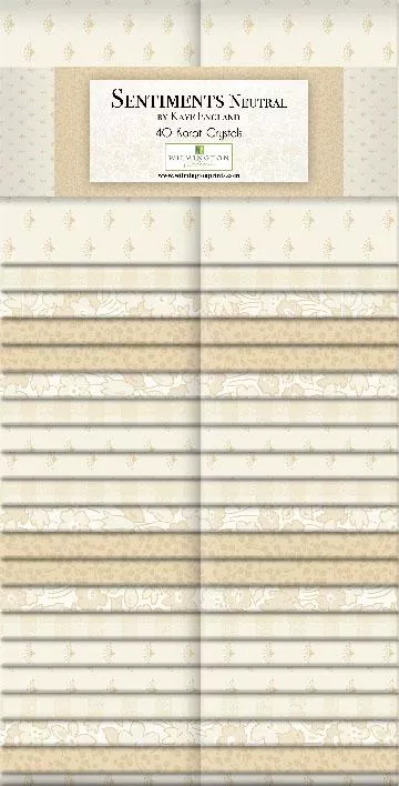 Sentiments:Neutral 40 Karat Crystals/Jelly Roll Strip Pack