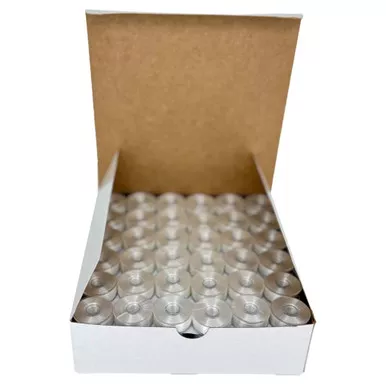 Sew Smooth Polyester Bobbins - Style L - Plastic Sides - Gross