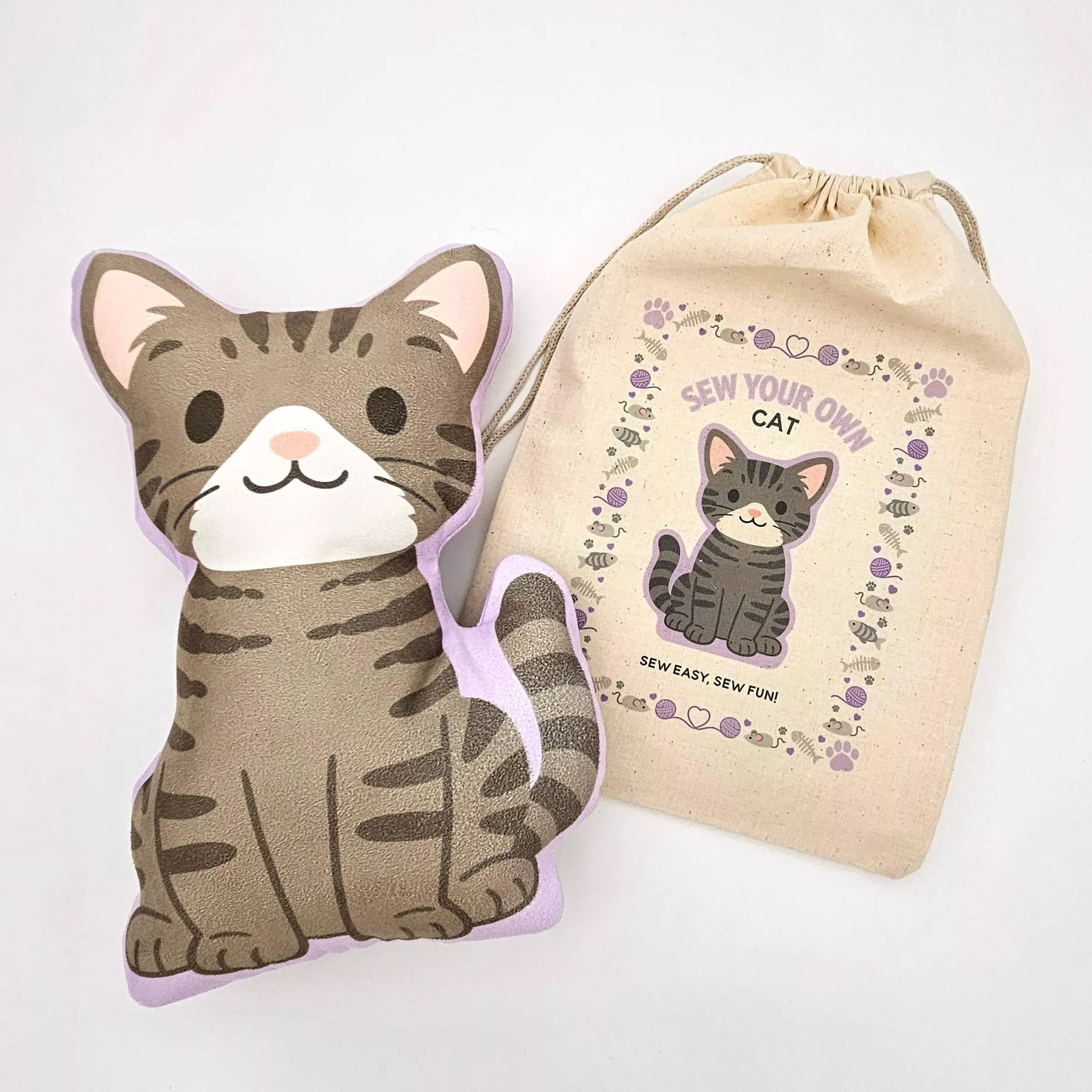 Sew Your Own Cat Complete Kit - Tabby Cat