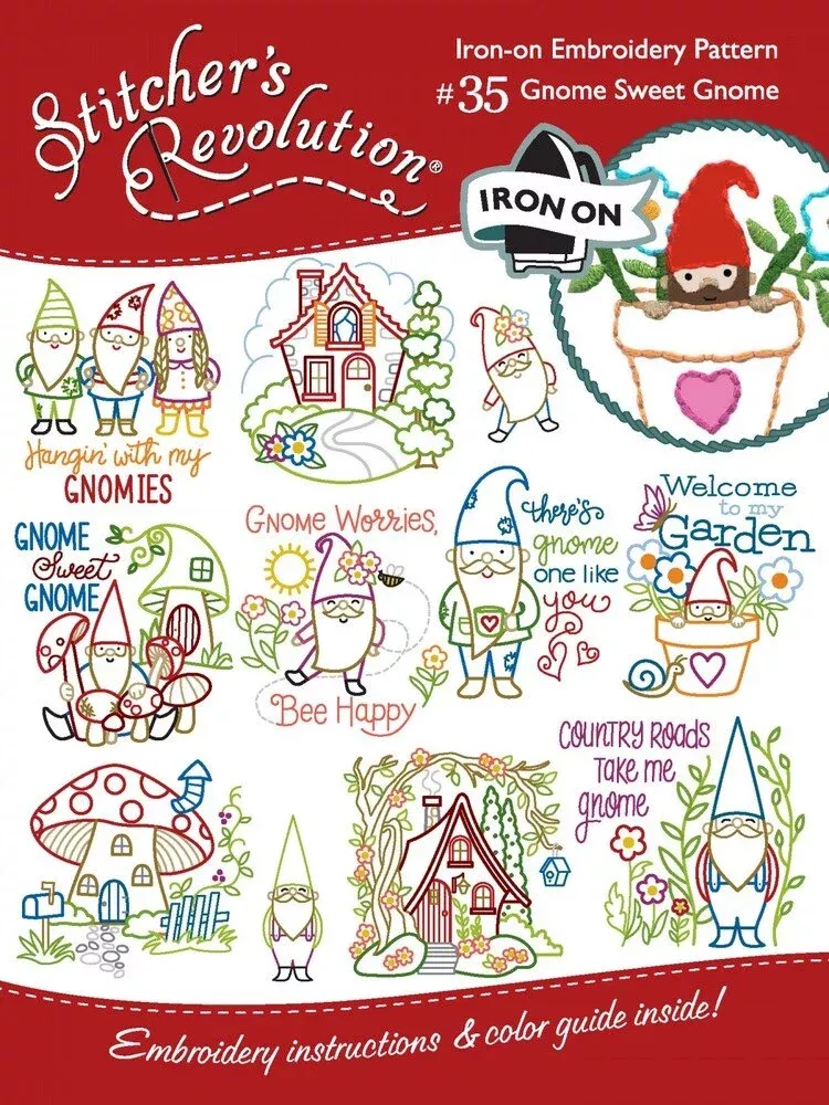 Stitcher's Revolution Transfer Pattern - Gnome Sweet Gnome