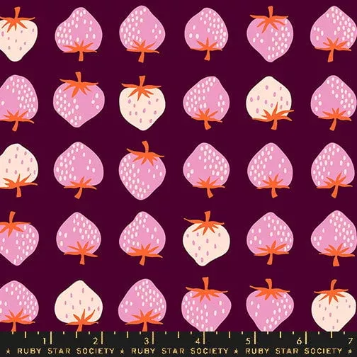 Strawberry in Deep Plum