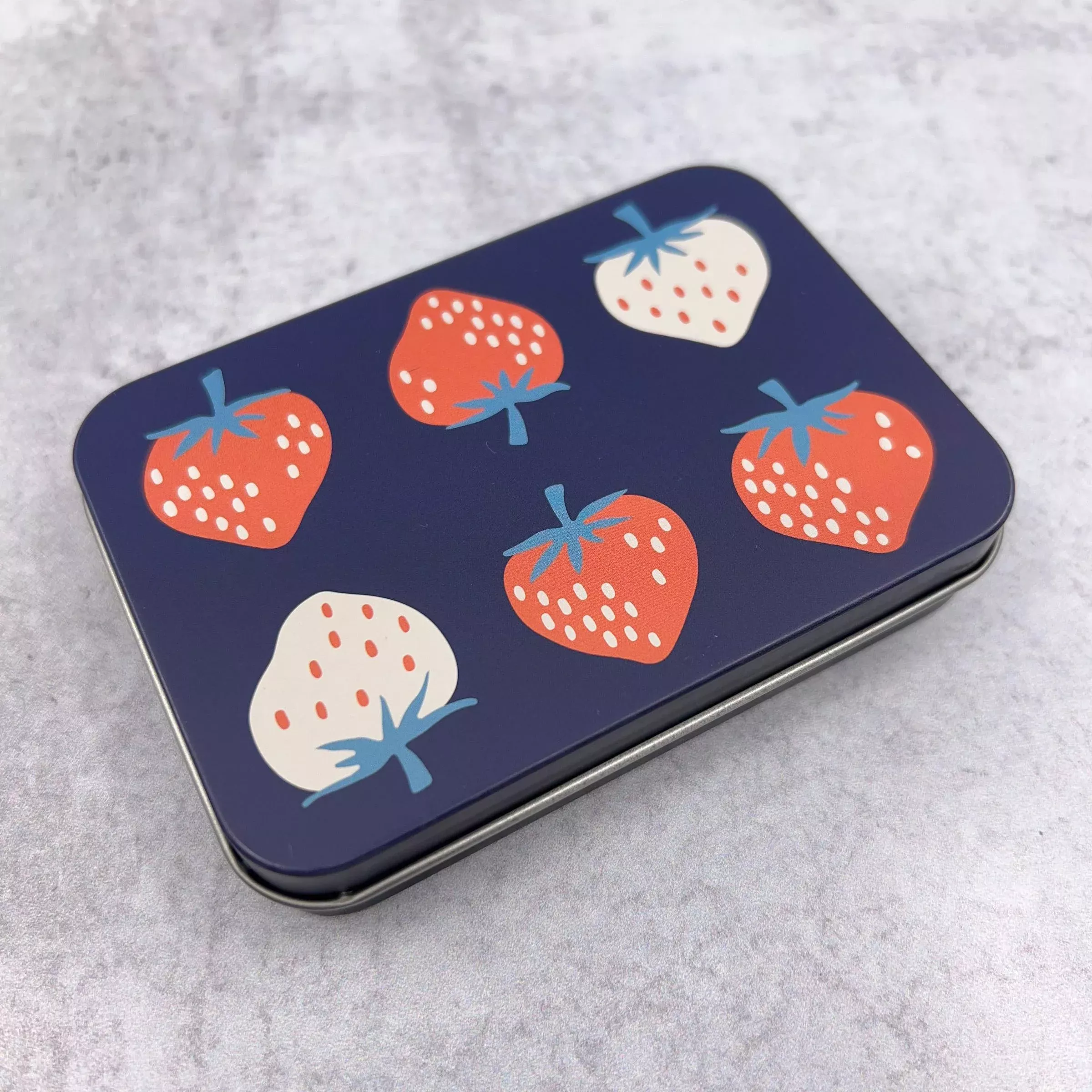 Strawberry Notions Tin