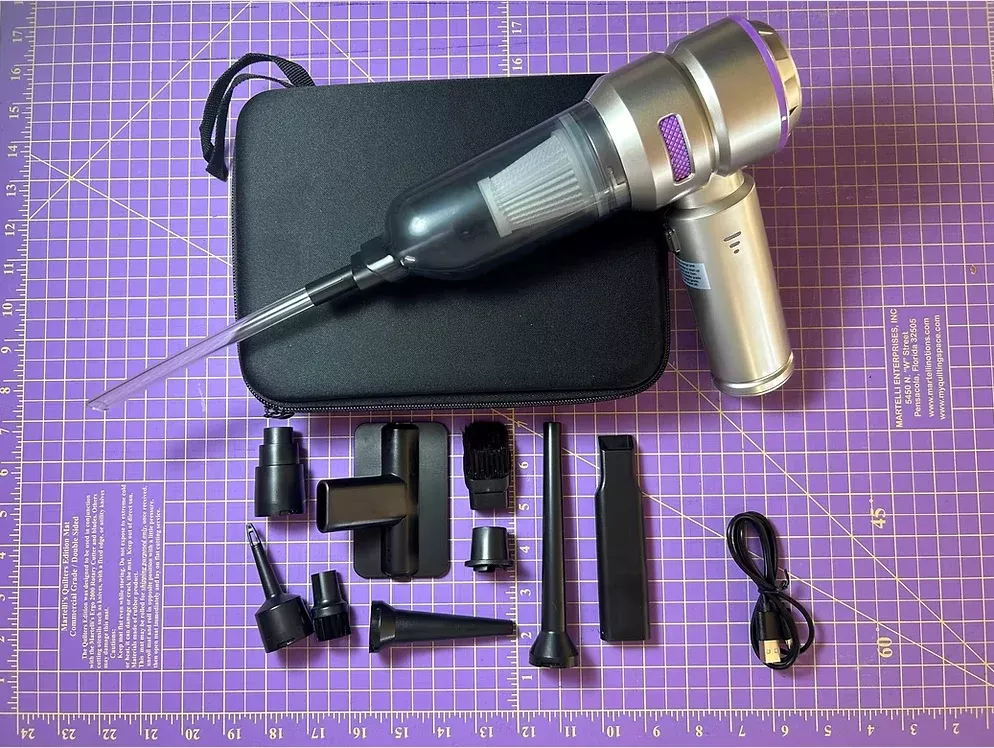 Ultimate Hand Held Vacuum by Gail Patrice Design Extended Reach Dual Function