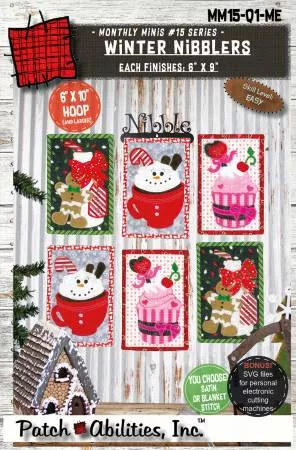 Winter Nibblers Machine Embroidery Pattern