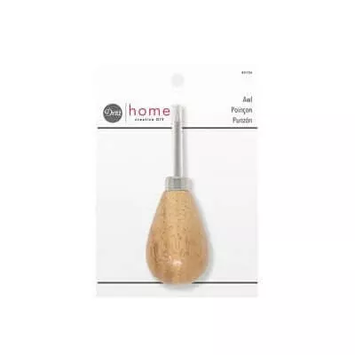 Wood-Handled Awl Tool - Sharp Point for Leather, Fabric & Crafts by Dritz