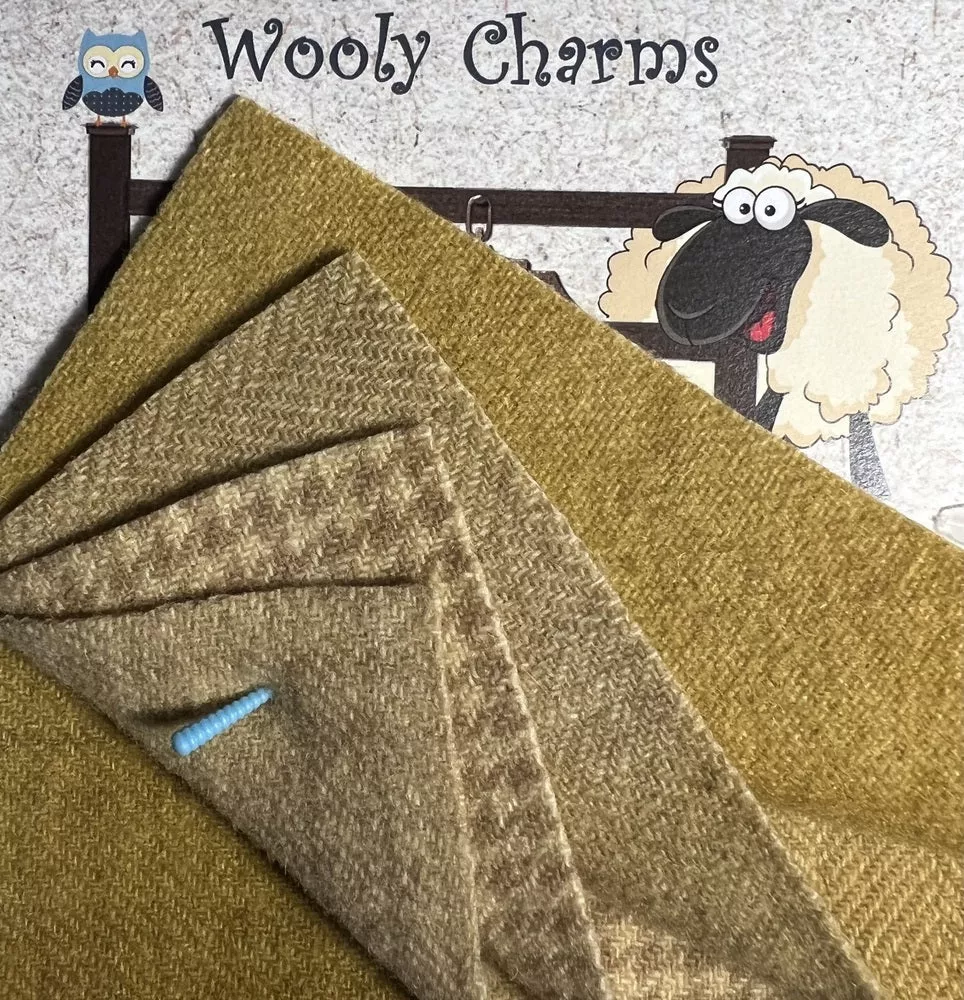 Wooly Charms Sandy Beach - 5 in x 5 in - 5 pc