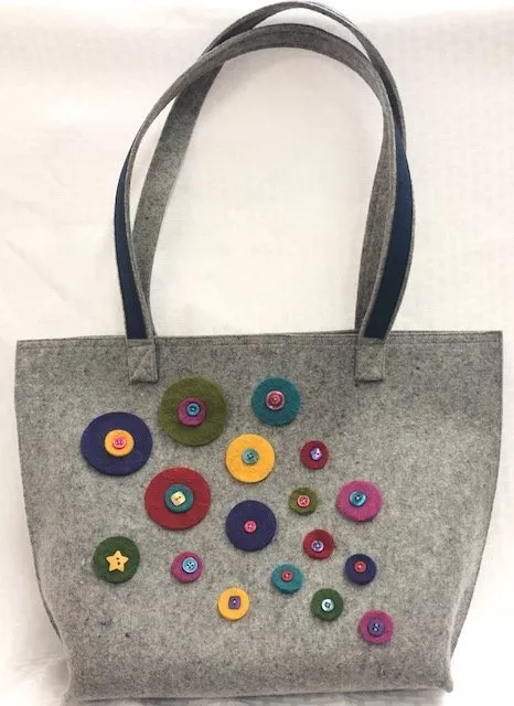 Wooly Felted Large Tote